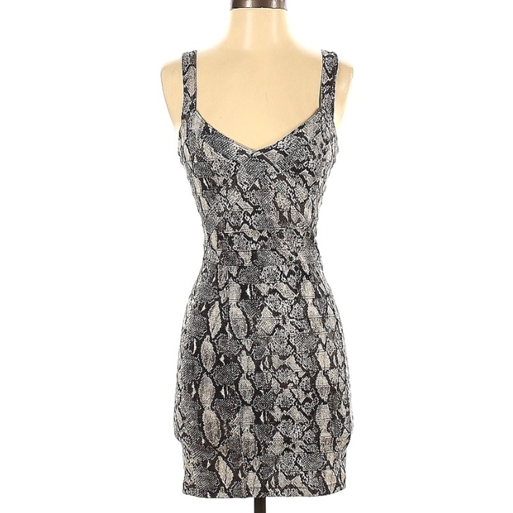 H&M snake print dress